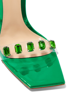 Jewel 105 Plexi Strap Sandals